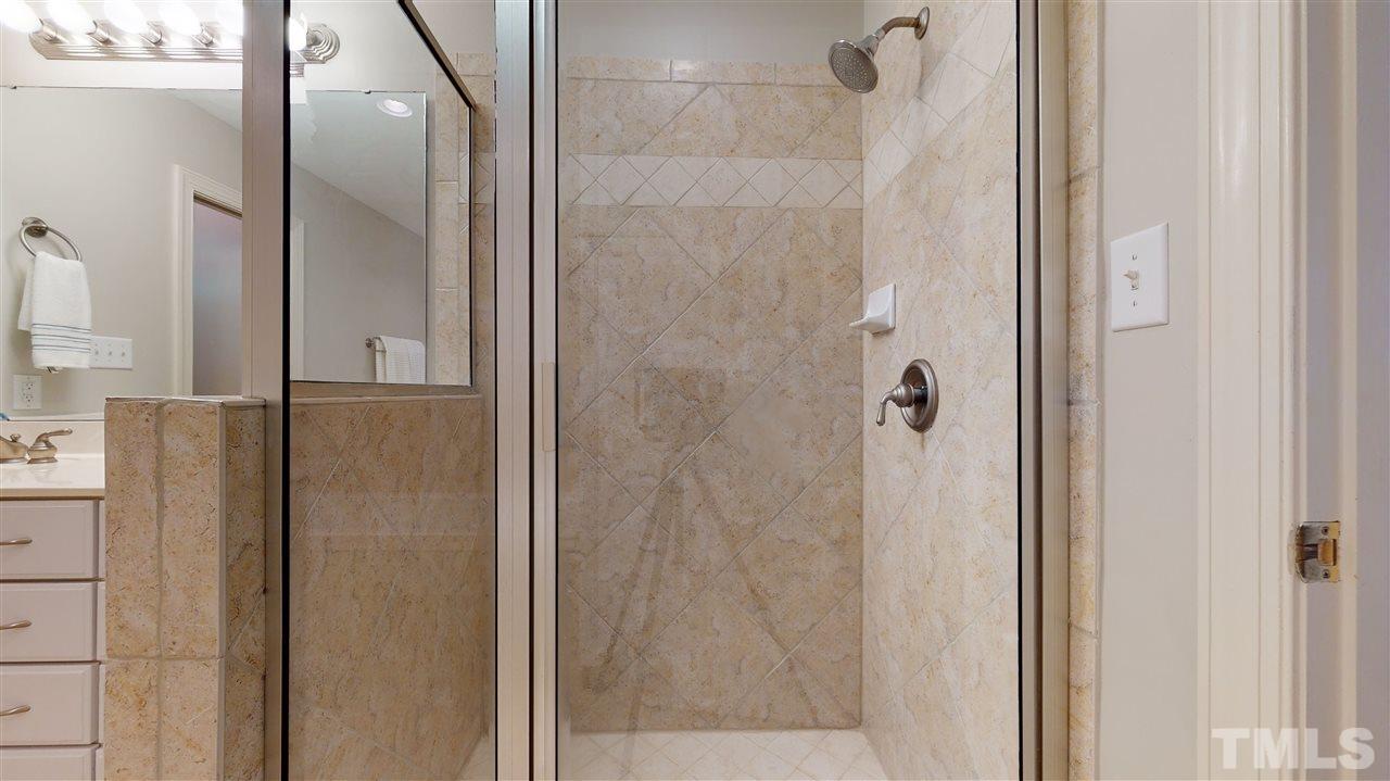 3132 Mt Vernon Church Road Raleigh, NC 27613 - Photo 18 of 30 Master Bathroom has Tile Shower