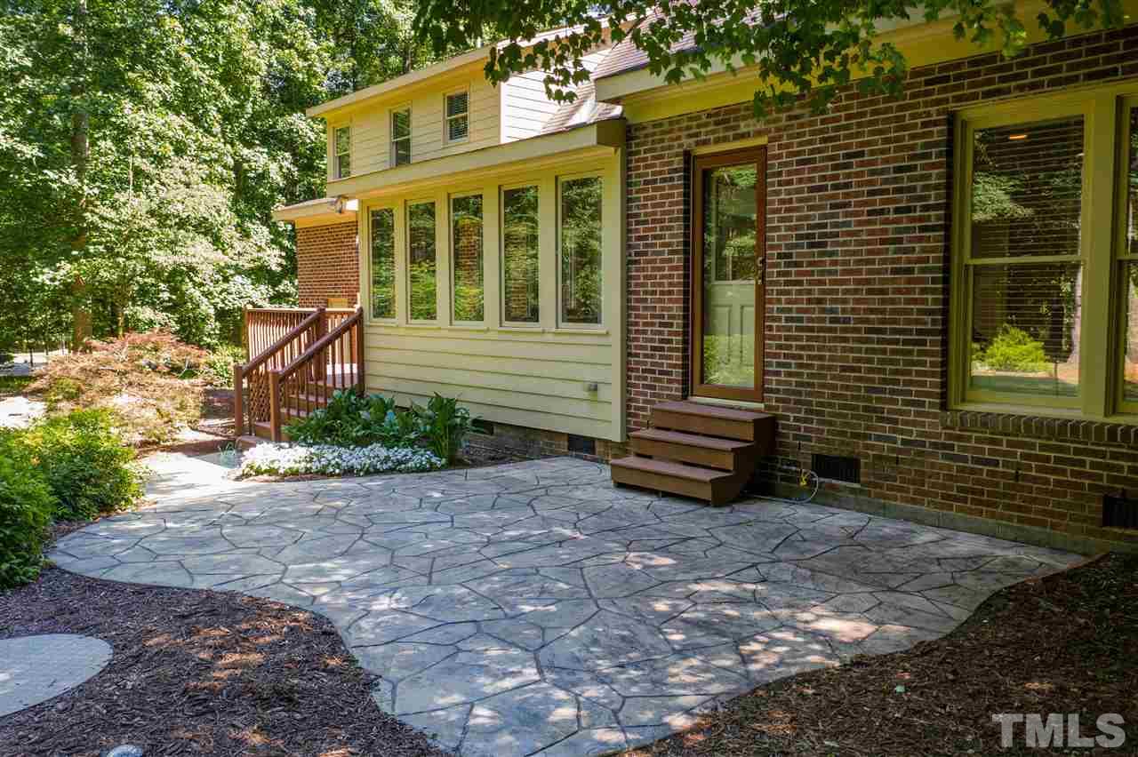 3132 Mt Vernon Church Road Raleigh, NC 27613 - Photo 29 of 30 Fabulous private yard for entertaining with patio and deck.