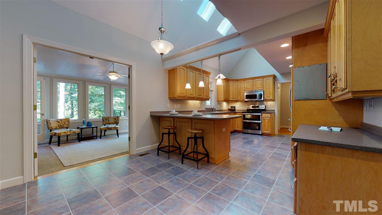 3132 Mt Vernon Church Road Raleigh, NC 27613 - Photo 8 of 30 Kitchen has several Sky lights for Natural light