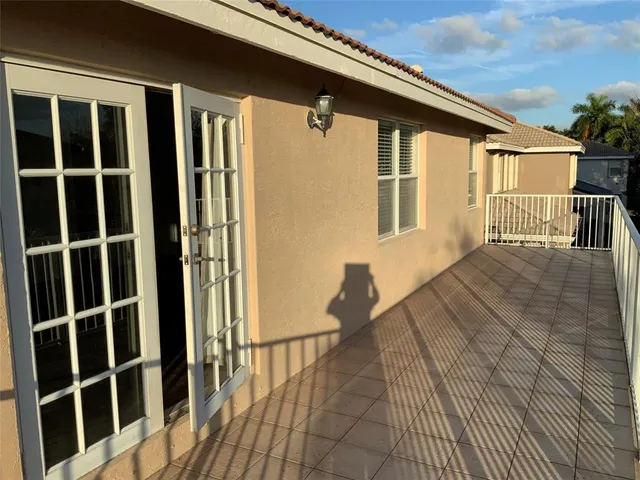 a view of front door