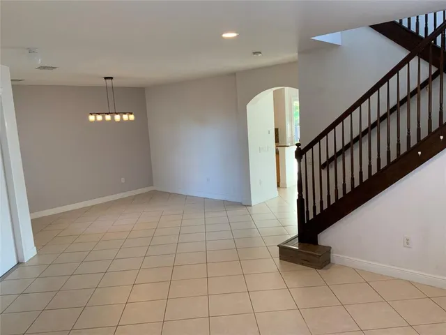 a view of an entryway with stairs