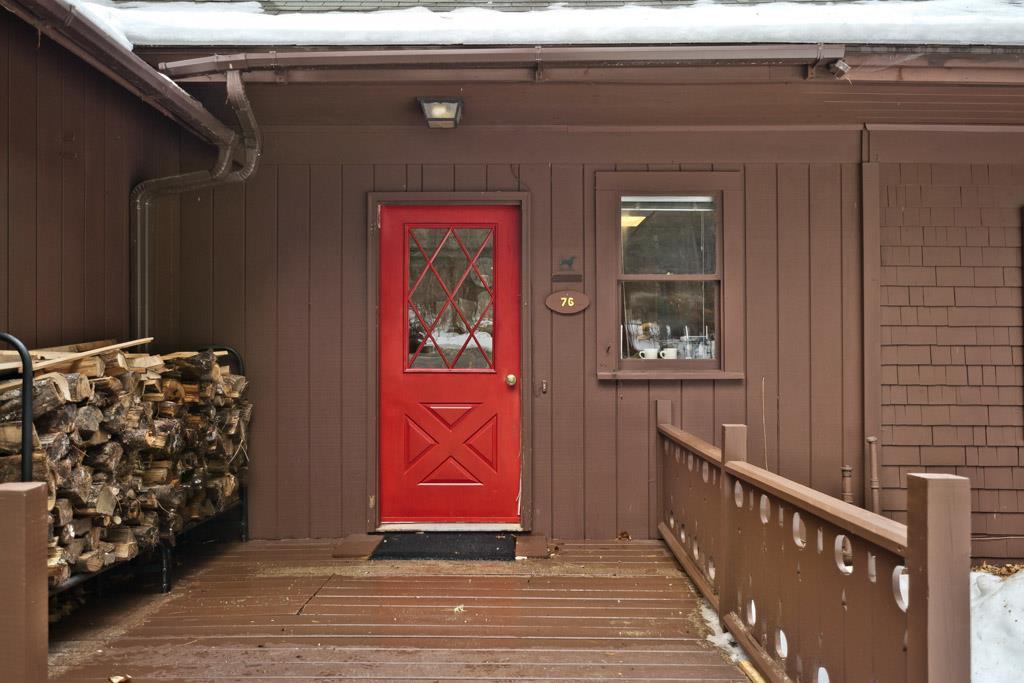 76 Severance Lodge Road Lovell, ME 04051 - Photo 2 of 33 Front entrance to 76 Severance Lodge...