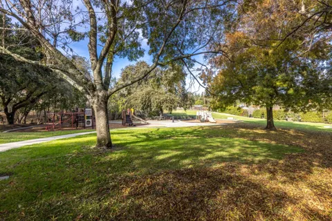 a view of outdoor space with trees