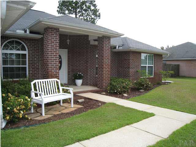 Lush landscaping and sprinkler system
