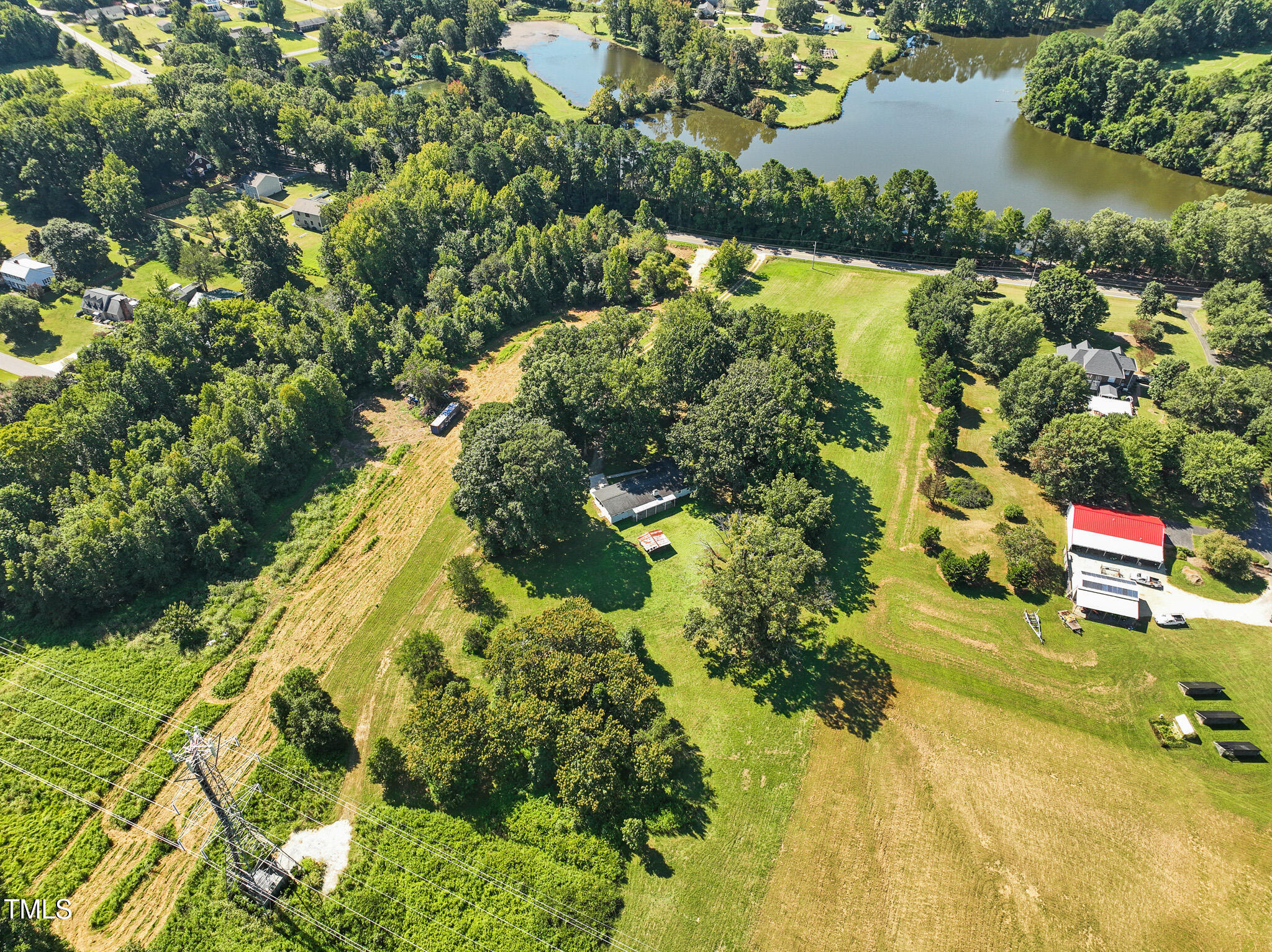 312 Mason Road Durham, NC 27712 - Photo 24 of 25 an aerial view of residential houses with outdoor space and swimming pool