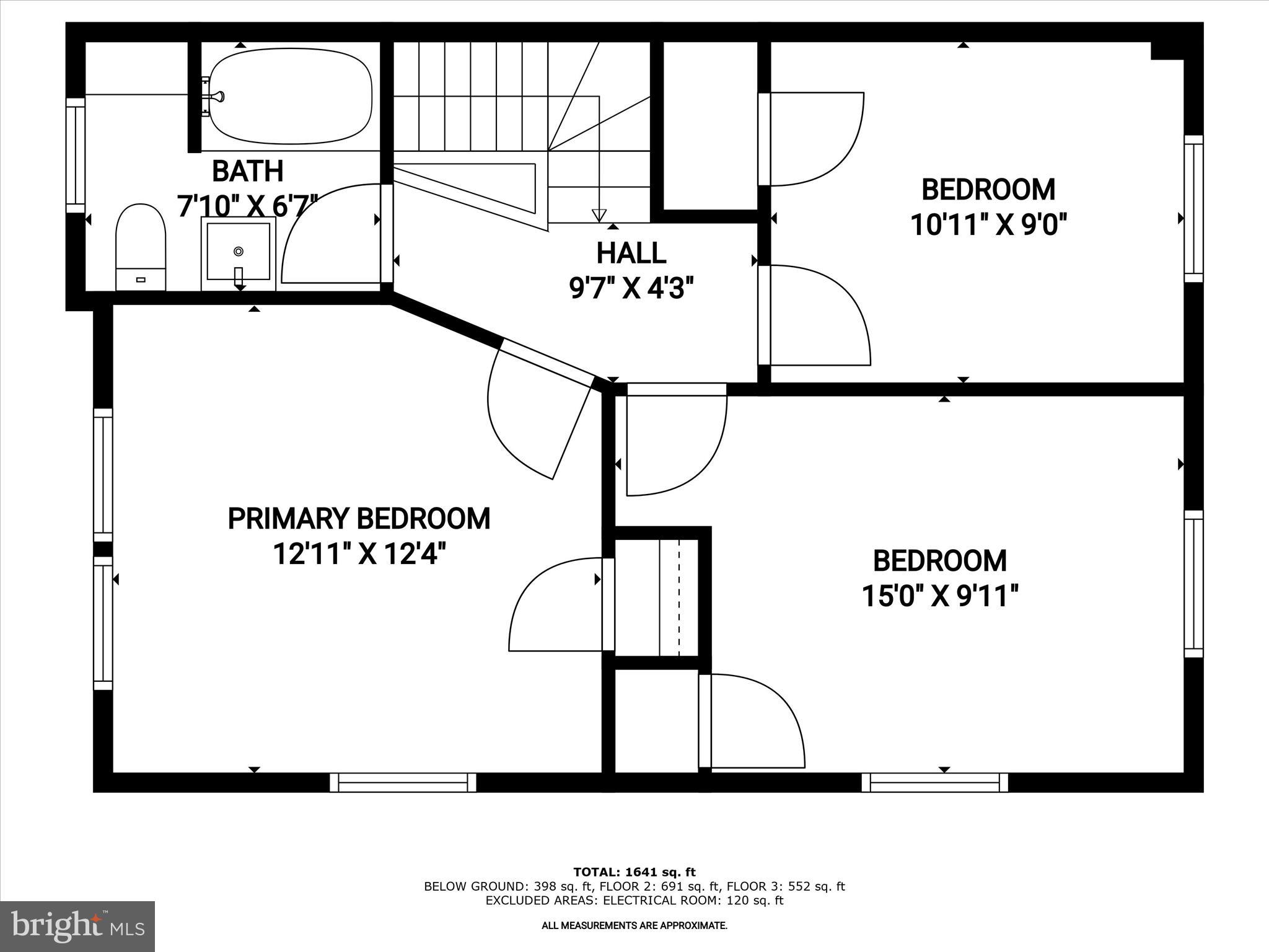 614 Stamford Road Baltimore, MD 21229 - Photo 38 of 41 41-3rd_floor_614_stamford_road_baltimore_with_dim