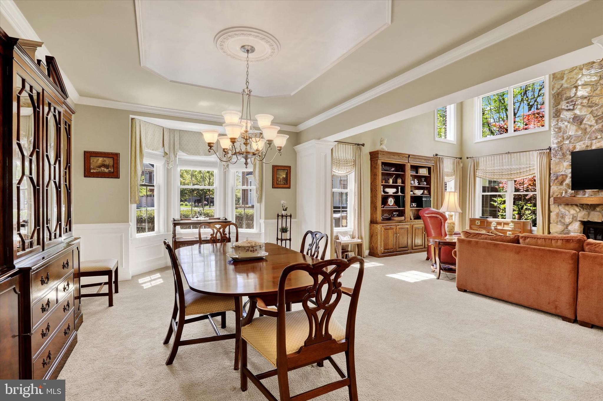 86 Rittenhouse Circle Newtown, PA 18940 - Photo 18 of 55 Formal Dining Roon Boasting A Tray Ceiling