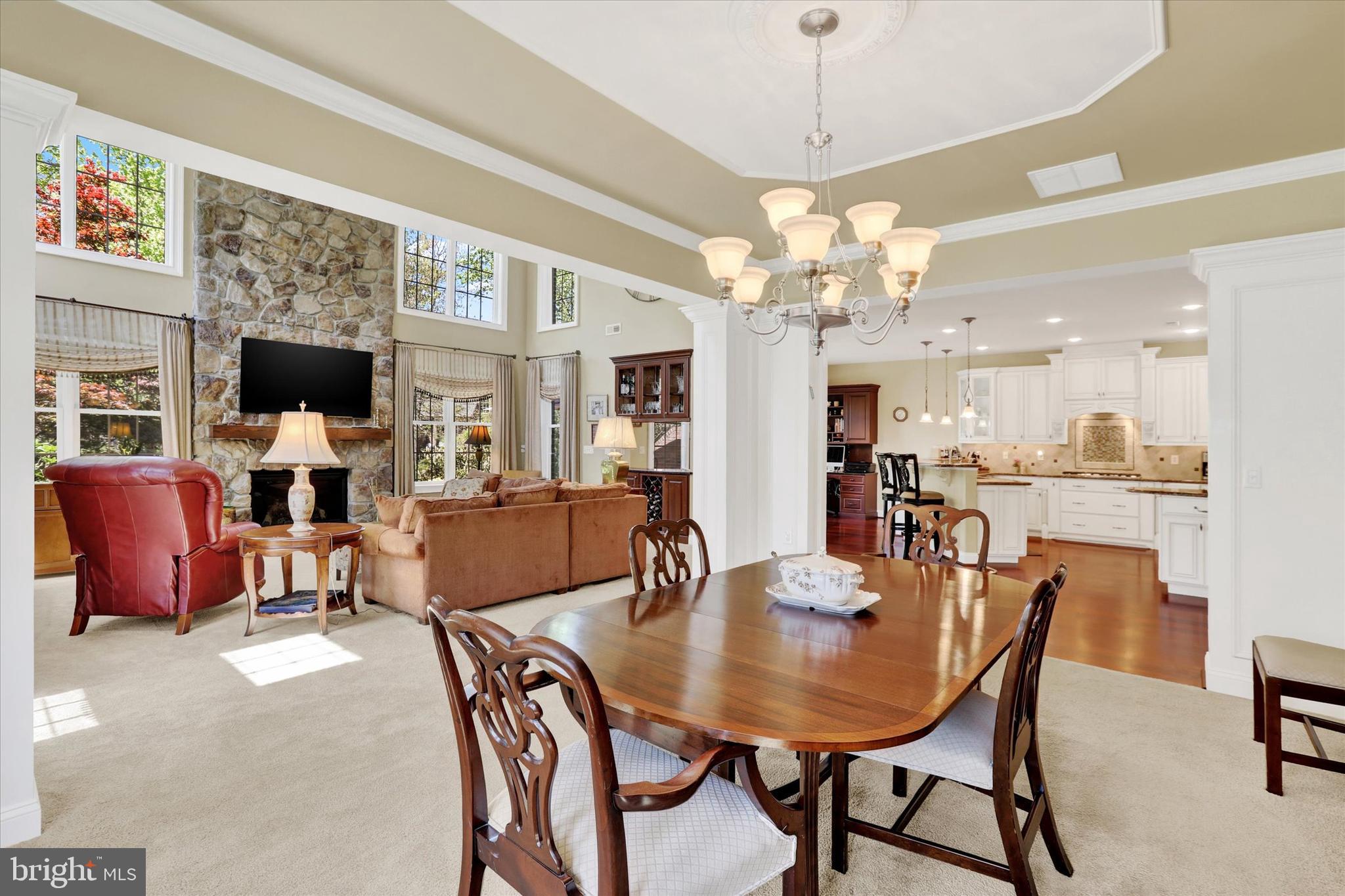 86 Rittenhouse Circle Newtown, PA 18940 - Photo 21 of 55 View From Dining Room To The 2-Story Family Room