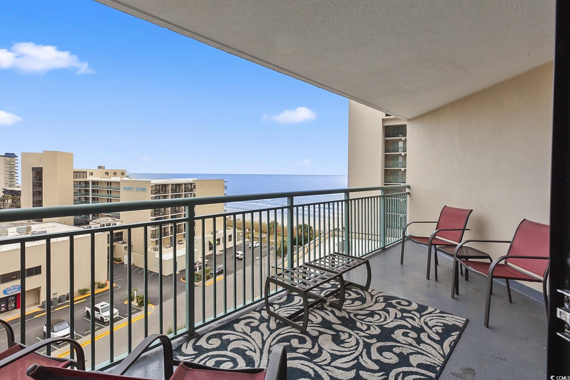 205 74th Avenue North, Unit 708 Myrtle Beach, SC 29572 - Photo 26 of 38 Balcony featuring a water view