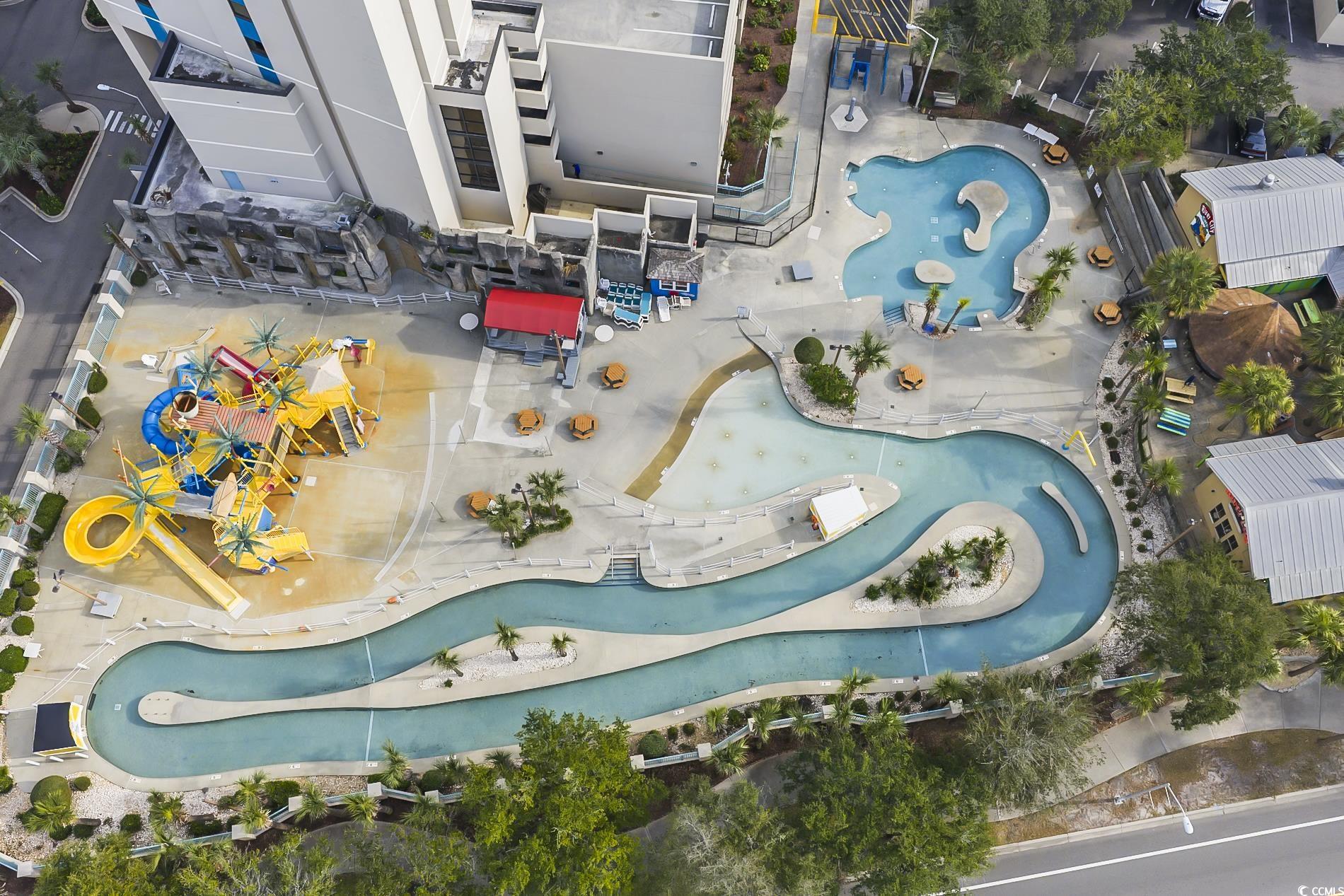 205 74th Avenue North, Unit 708 Myrtle Beach, SC 29572 - Photo 29 of 38 Bird's eye view of a pool area