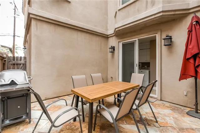 a view of a outdoor space with seating area