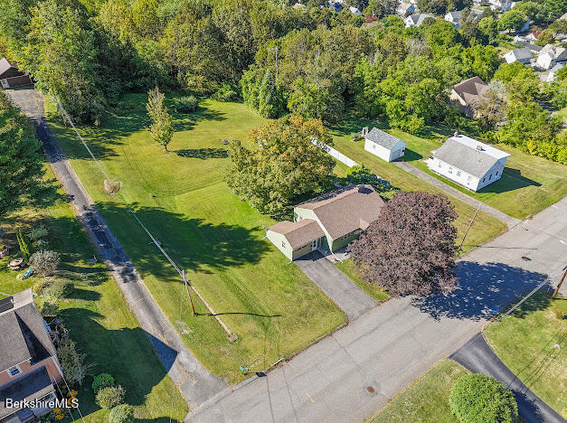 16 Anthony Street Adams, MA 01220 - Photo 20 of 33 an aerial view of a house with a yard