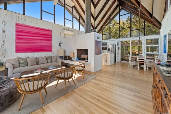 a building outdoor space with patio lots of furniture