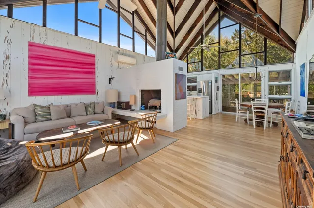 a building outdoor space with patio lots of furniture