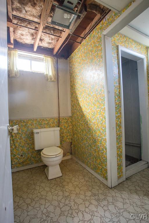 223 Grouse Drive Bath, PA 18014 - Photo 16 of 18 a bathroom with a toilet and a shower