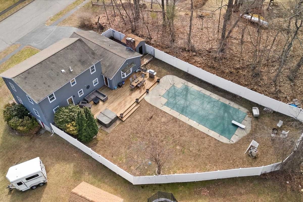 136 Winthrop Lane Holden, MA 01520 - Photo 30 of 42 a view of a pool from a balcony