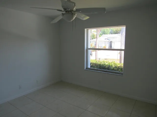 a view of a closet in a room