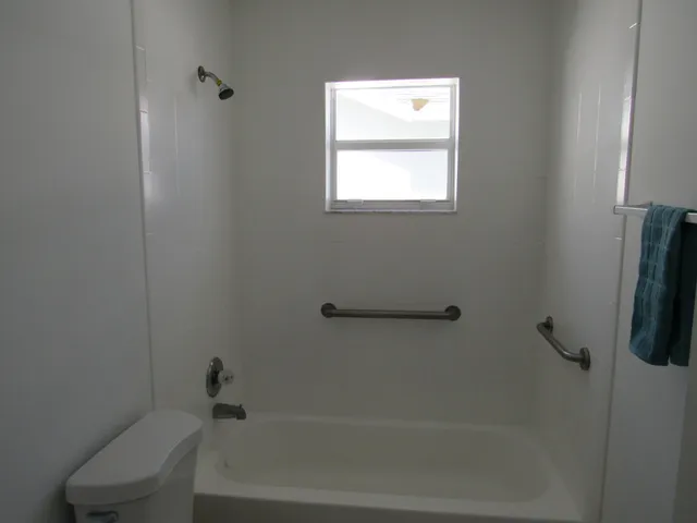 a close view of water heater room