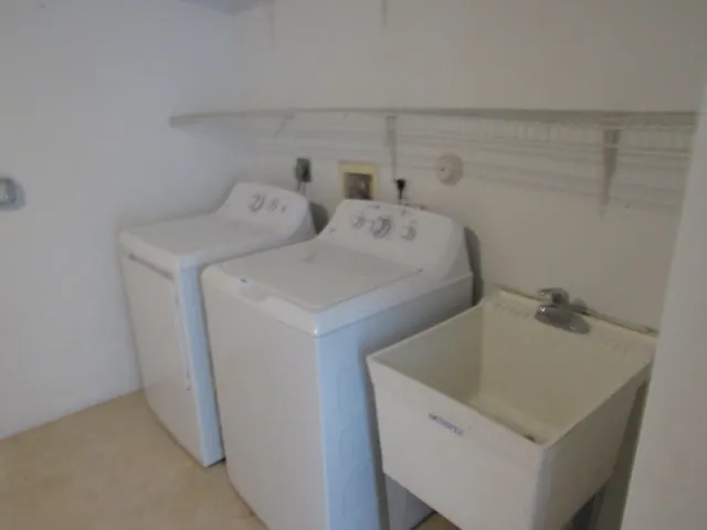 a view of empty room with an empty room