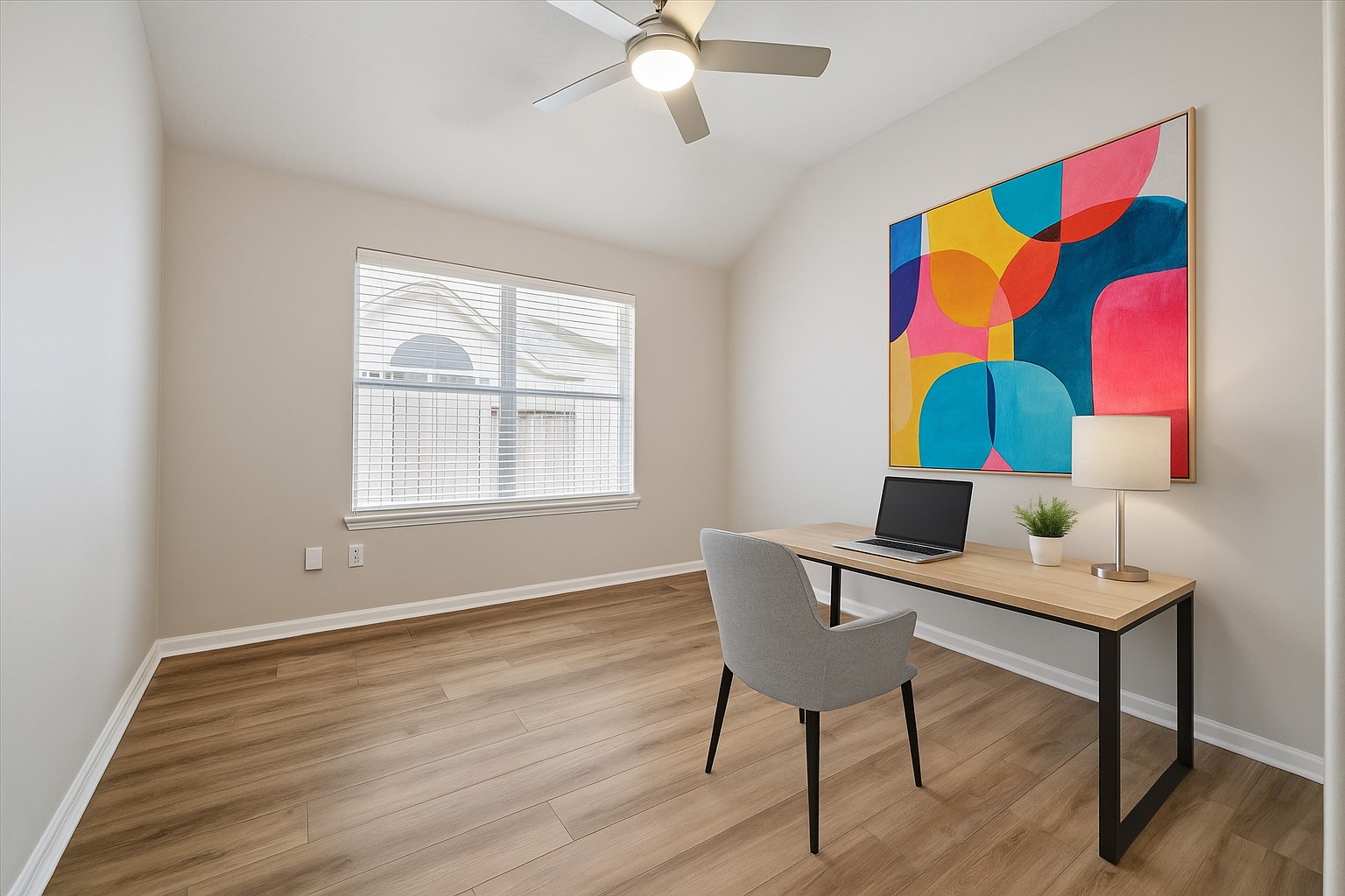 18747 Candle Park Drive Spring, TX 77388 - Photo 26 of 32 a view of a workspace with furniture and a window