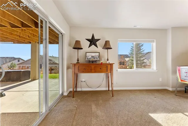 a view of room with window