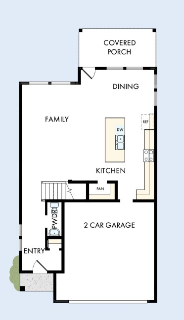 844 Perry Pass, Unit 30 Round Rock, TX 78664 - Photo 17 of 18 Floor Plan - 1st Floor