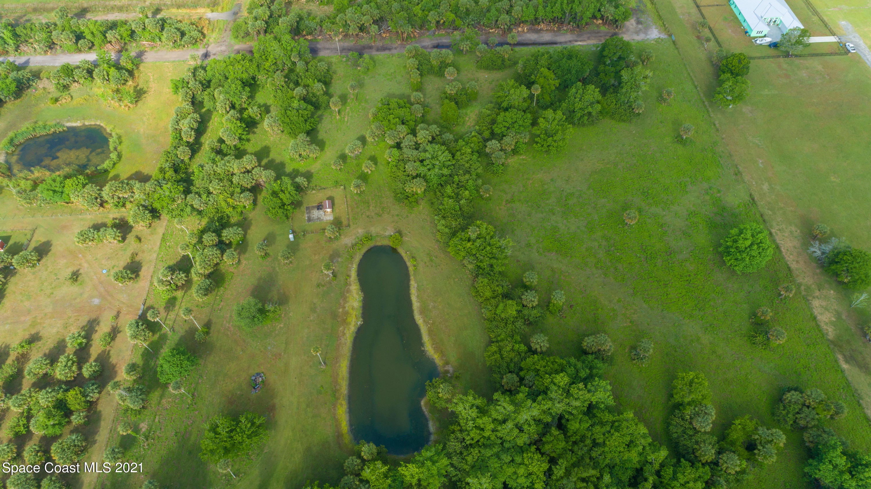 1560 County Line Road Oak Hill, FL 32759 - Photo 17 of 22 Aerial overhead