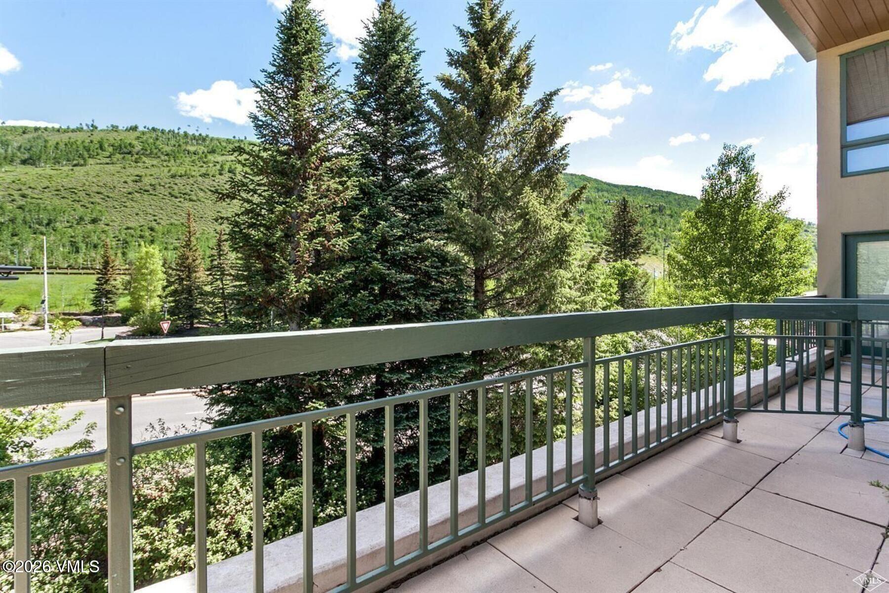 12 Vail Road, Unit R8 Vail, CO 81657 - Photo 31 of 41 a view of a balcony with outdoor space
