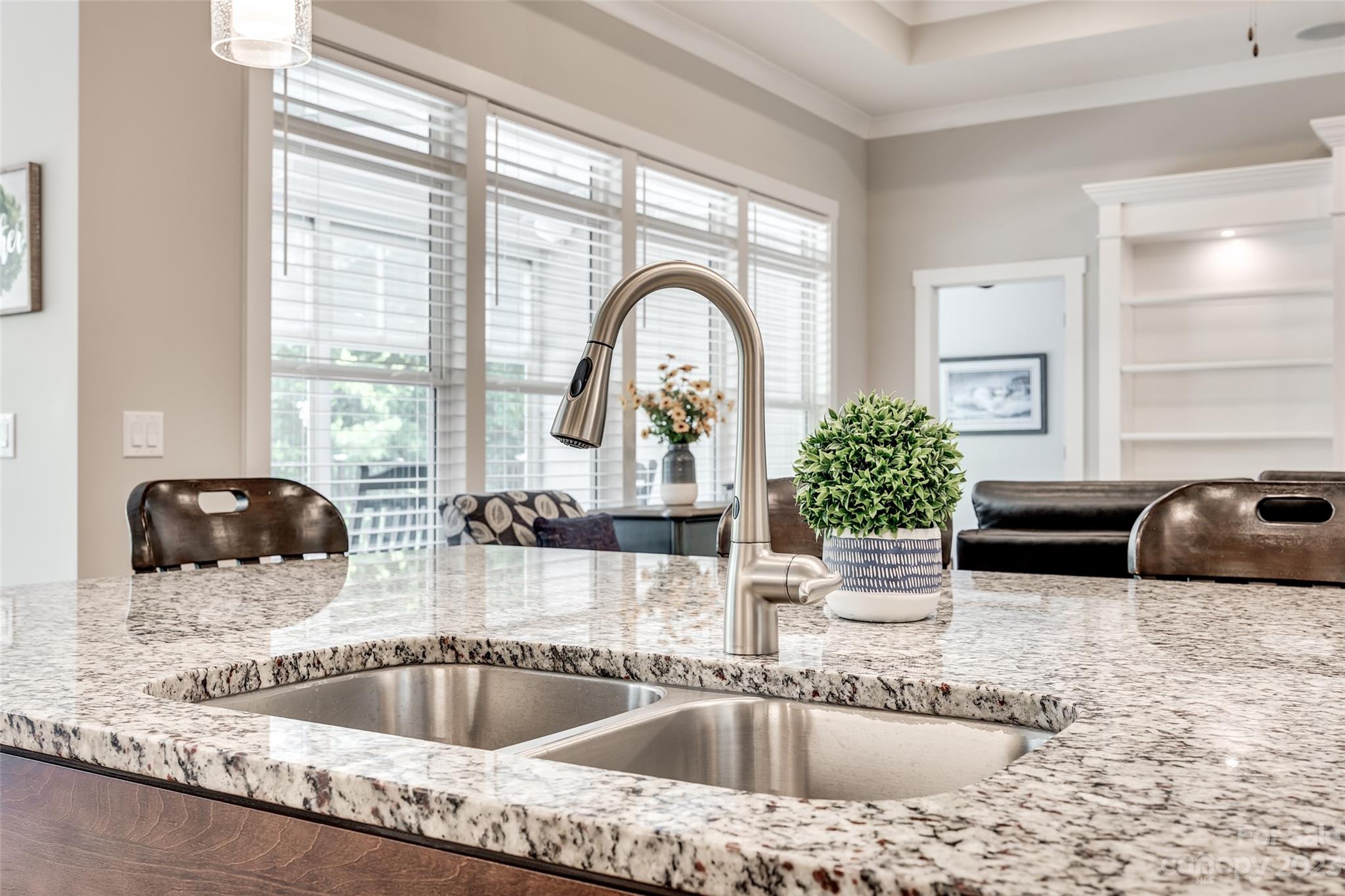 5284 Admirals Landing Lancaster, SC 29720 - Photo 14 of 48 a kitchen with a granite countertop sink and a large window