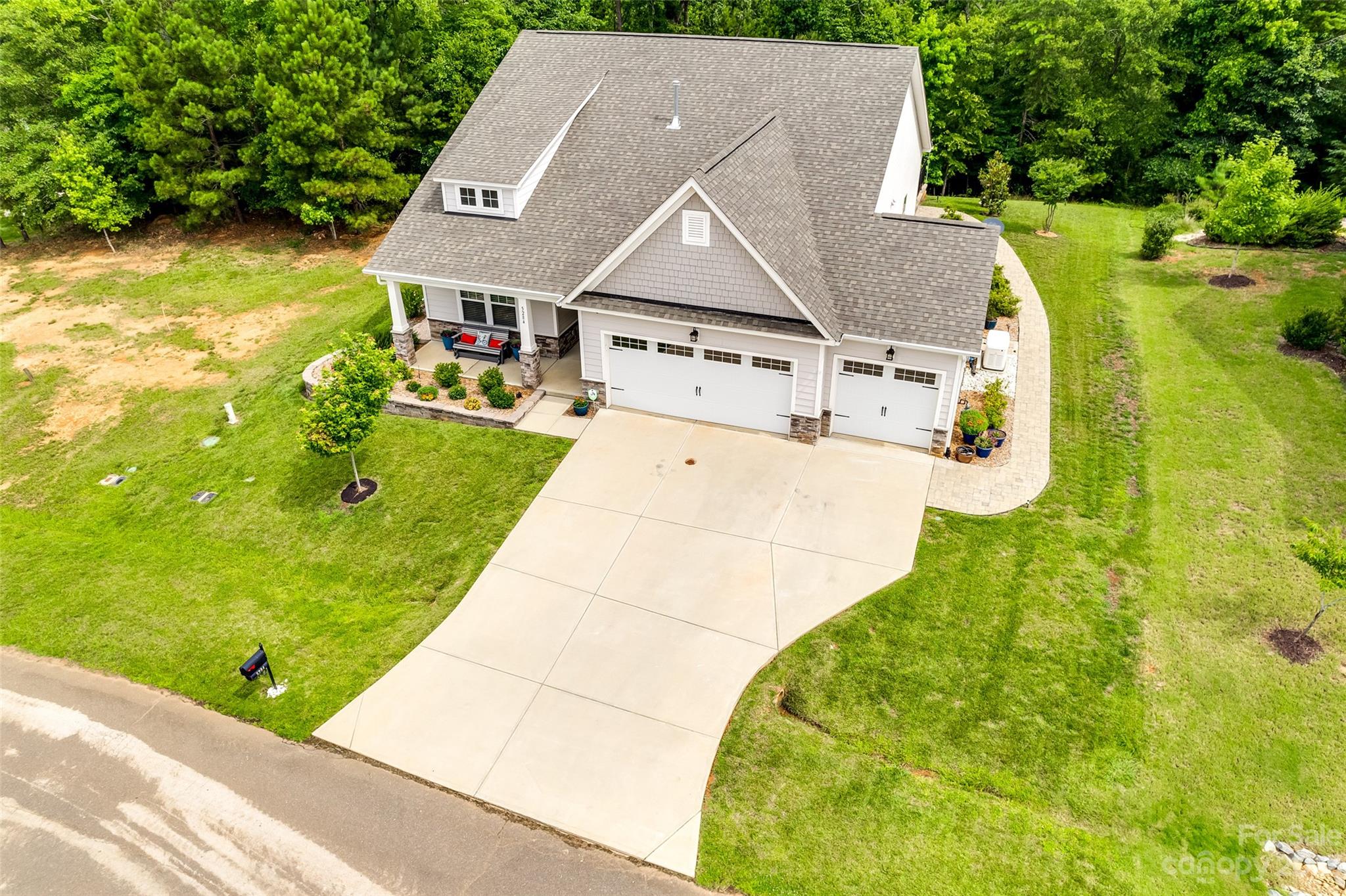 5284 Admirals Landing Lancaster, SC 29720 - Photo 35 of 48 a aerial view of a house with swimming pool and a yard