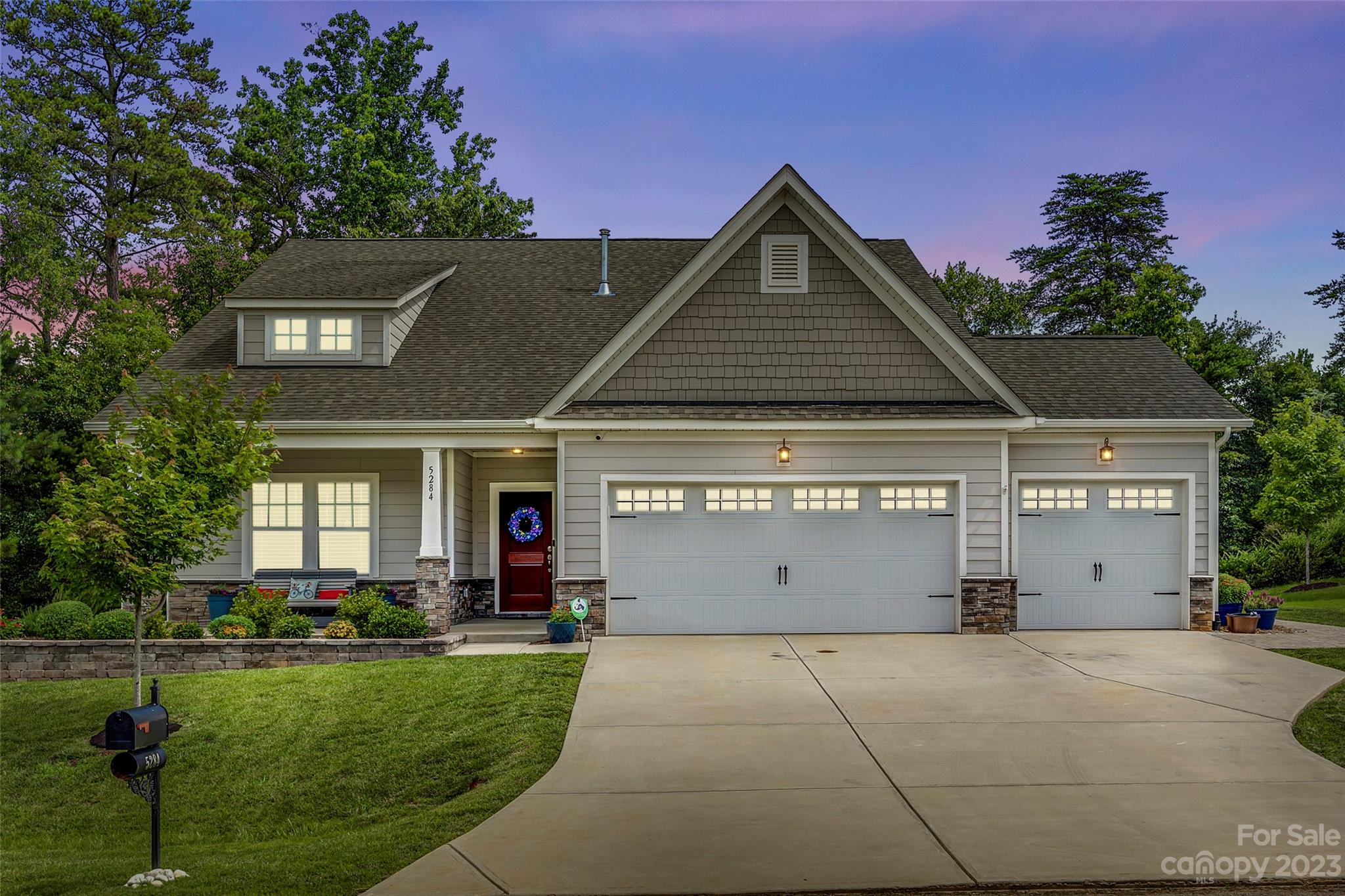 5284 Admirals Landing Lancaster, SC 29720 - Photo 39 of 48 a view of a house with a garden and plants