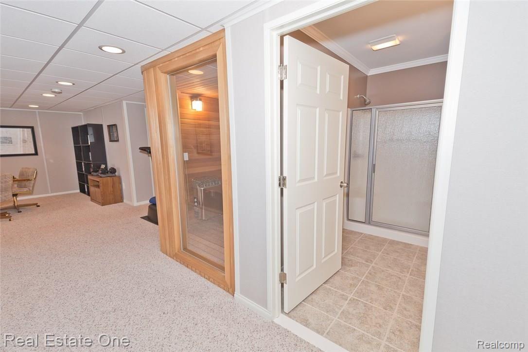 5688 Stonehaven Boulevard Rochester, MI 48306 - Photo 46 of 69 Full bathroom & wet sauna in finished lower level