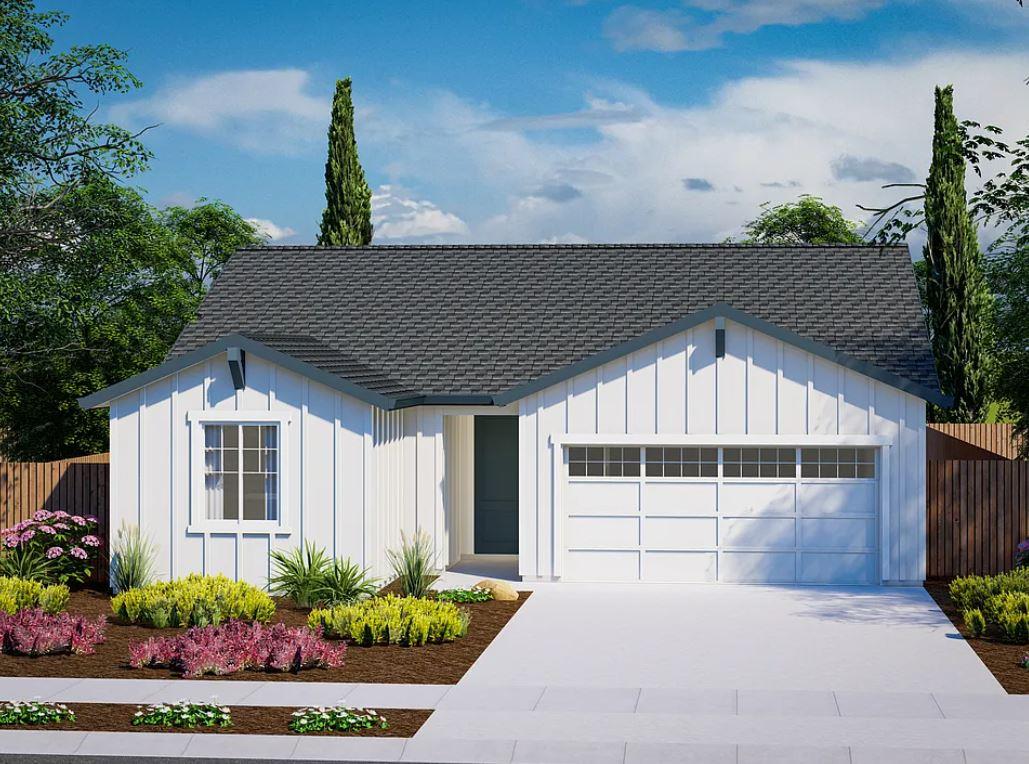 3966 Slurry Street Rocklin, CA 95765 - Photo 1 of 3 a front view of a house with a garden