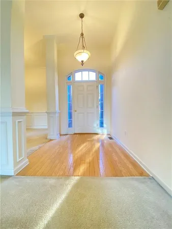a view of an empty room with window