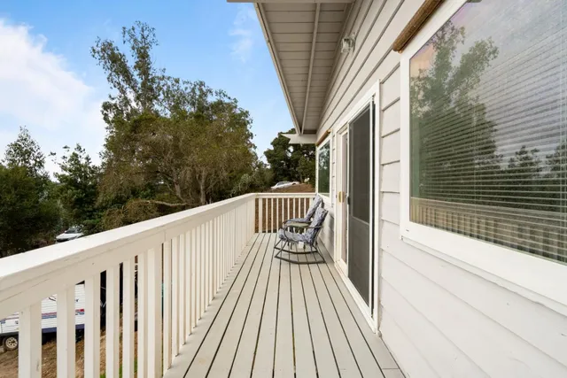 a view of a pathway of a building