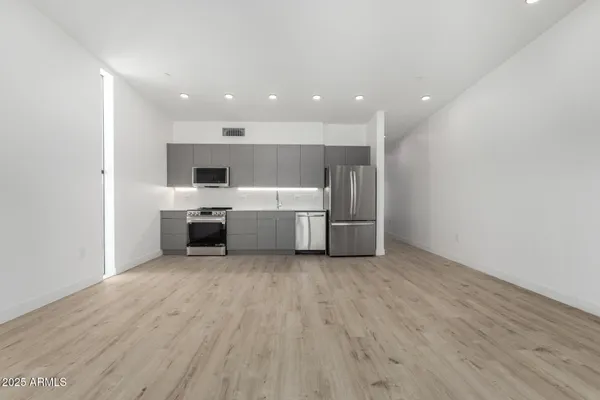 a view of a electric appliances in a room