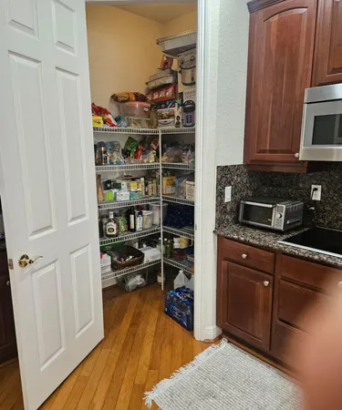 a view of storage and utility room