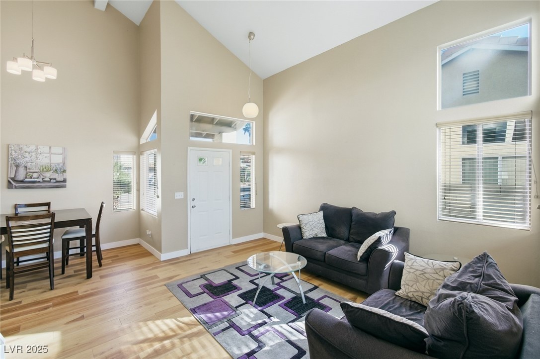 8623 Tiverton Road Las Vegas, NV 89123 - Photo 3 of 18 FRONT LIVING ROOM WITH DINING AREA