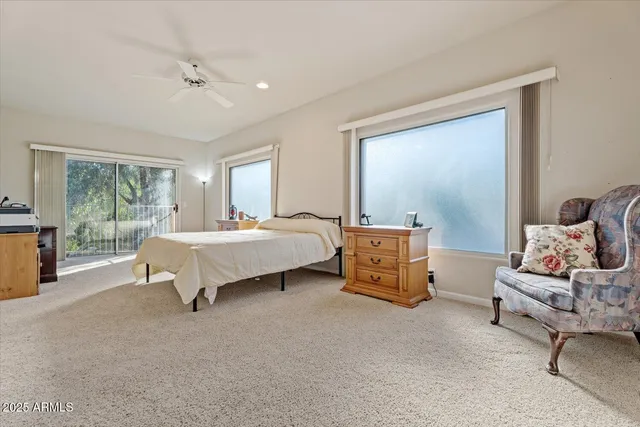 a room with furniture and a gate