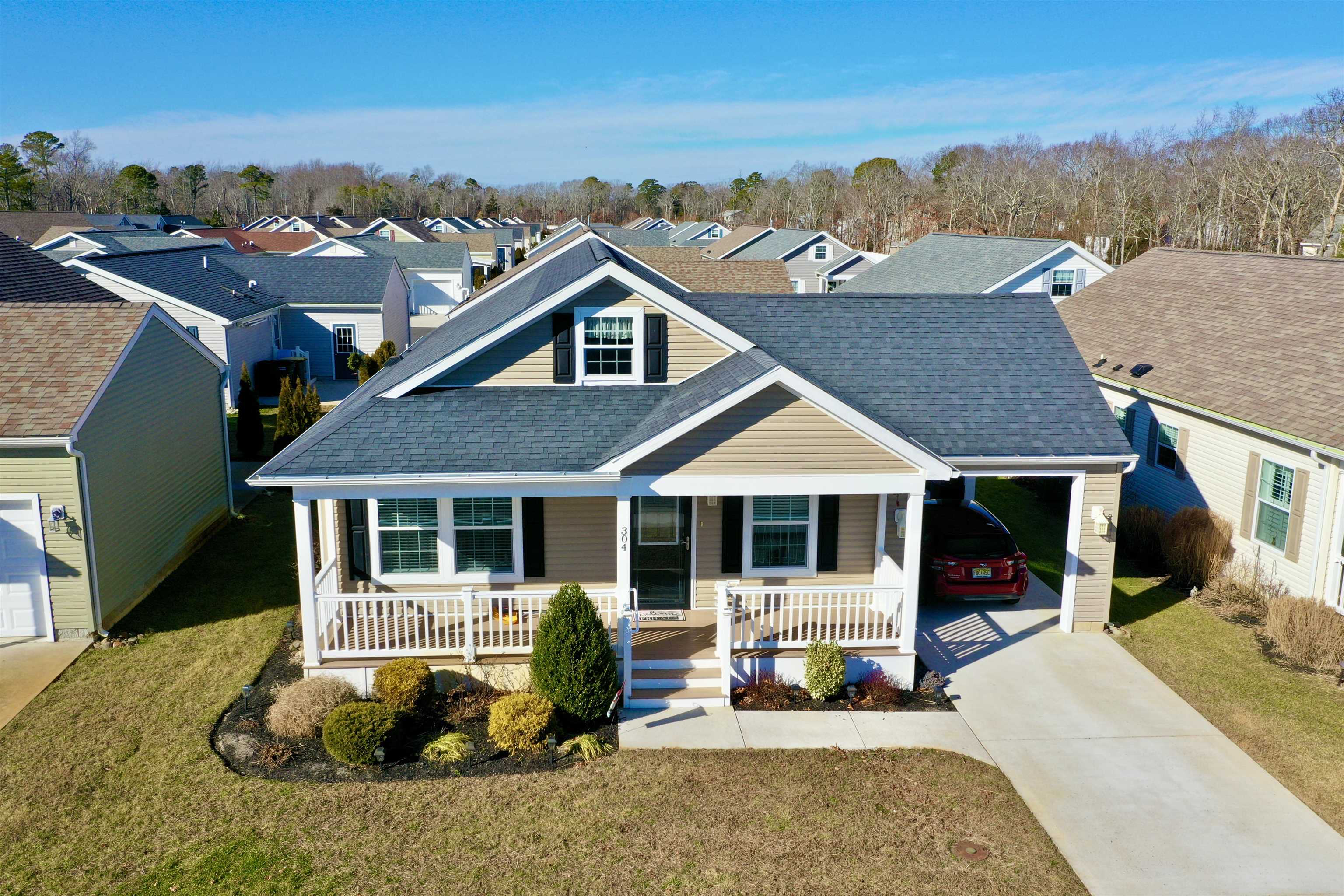 2058 Shore Road Seaville, NJ 08230 - Photo 5 of 36 an aerial view of a house with a patio