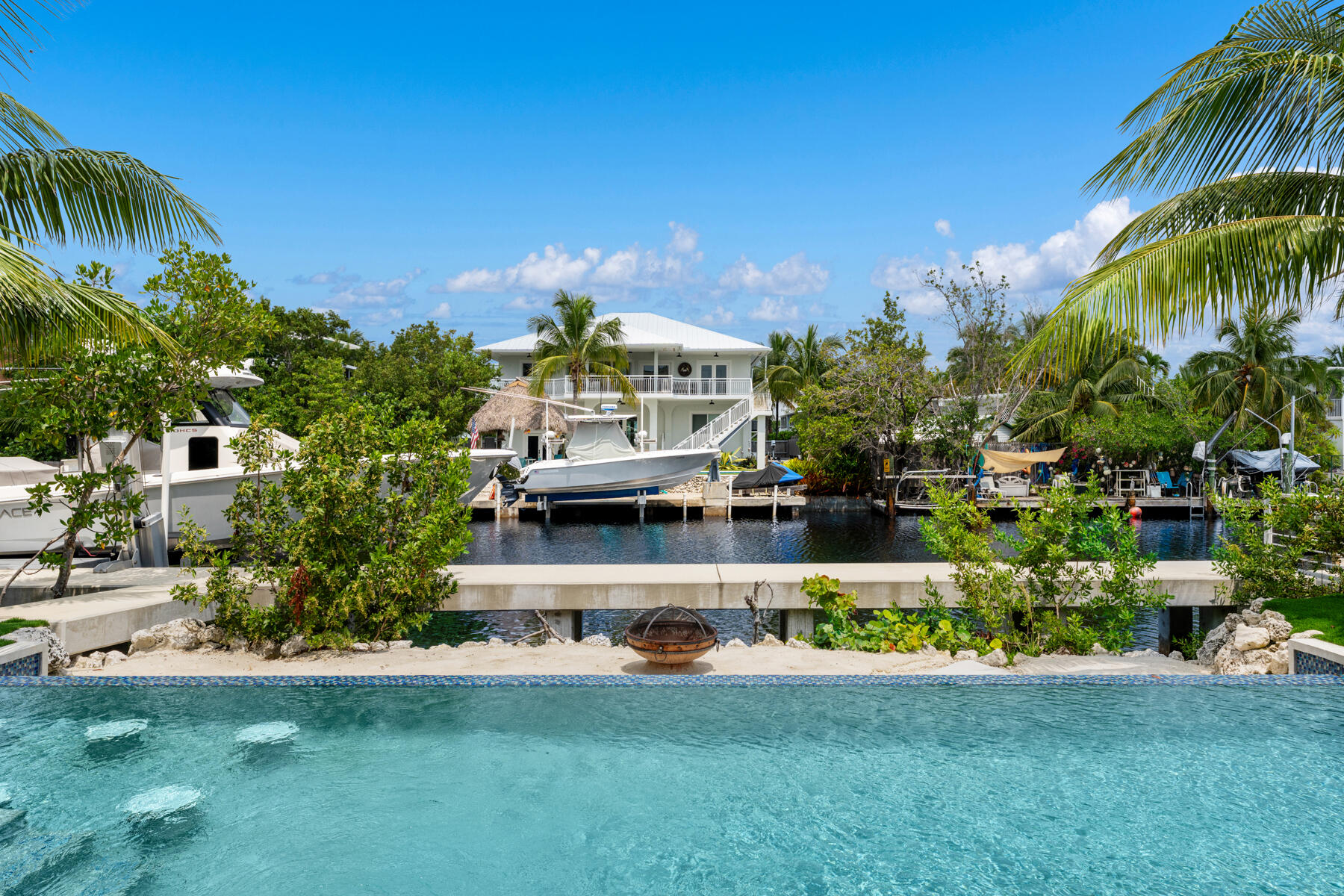 64 Andros Road Key Largo, FL 33037 - Photo 53 of 62 Pool to dock views