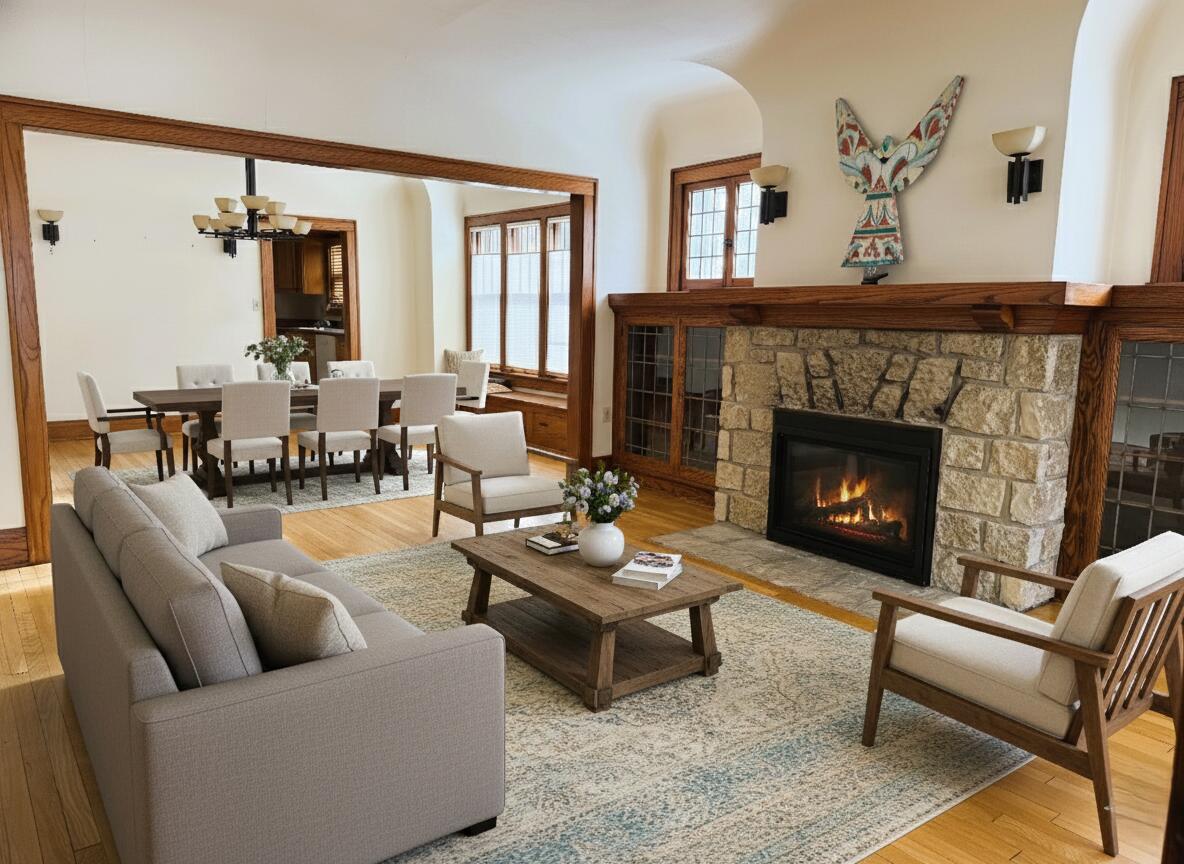 1904 North 83rd Street Wauwatosa, WI 53213 - Photo 2 of 29 Virtually Staged Livingroom