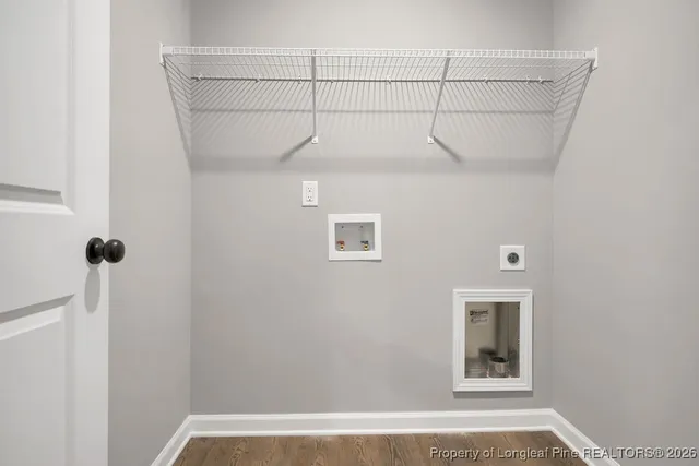 a view of a room with rack on the wall