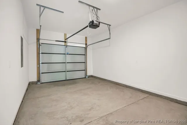 a view of a room with an empty space