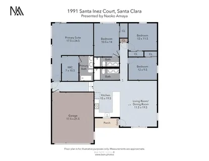 $2,388,000 | 1991 Santa Inez Court, Santa Clara, CA 95051