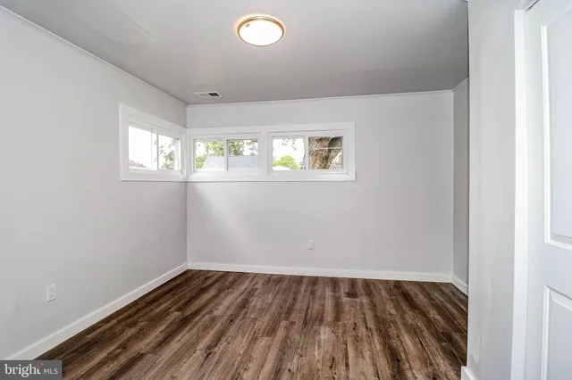 wooden floor in an empty room