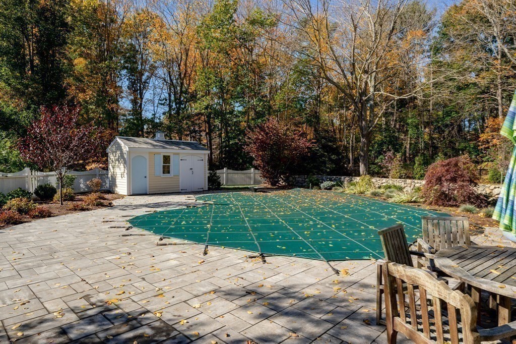 607 Broadway Hanover, MA 02339 - Photo 34 of 41 a view of backyard with outdoor seating and green space