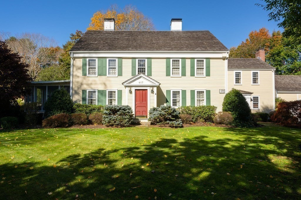 607 Broadway Hanover, MA 02339 - Photo 41 of 41 a front view of a house with a yard