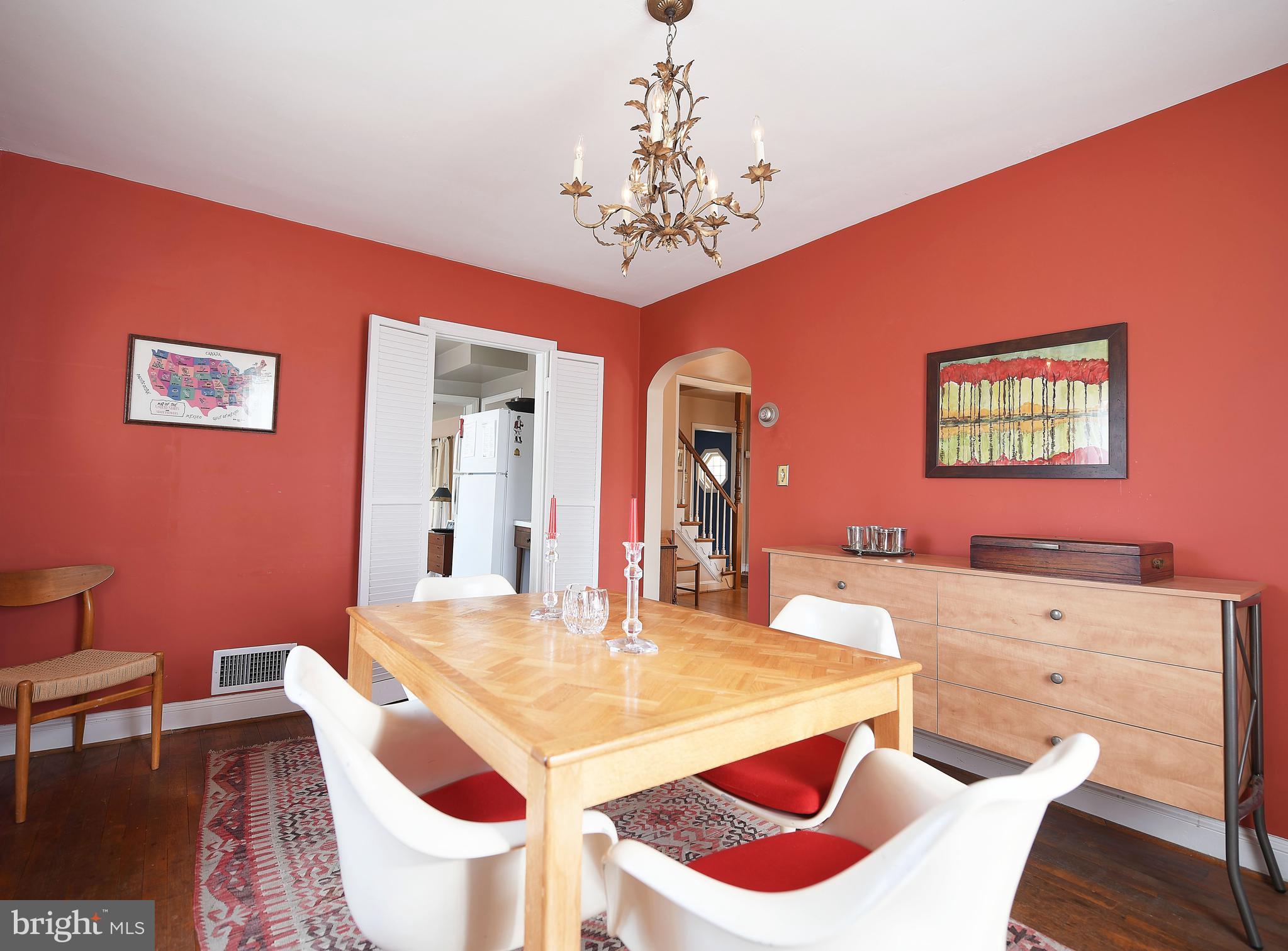 1234 Lake Falls Road Baltimore, MD 21210 - Photo 15 of 33 Dining Room, Accessible to Kitchen and LR
