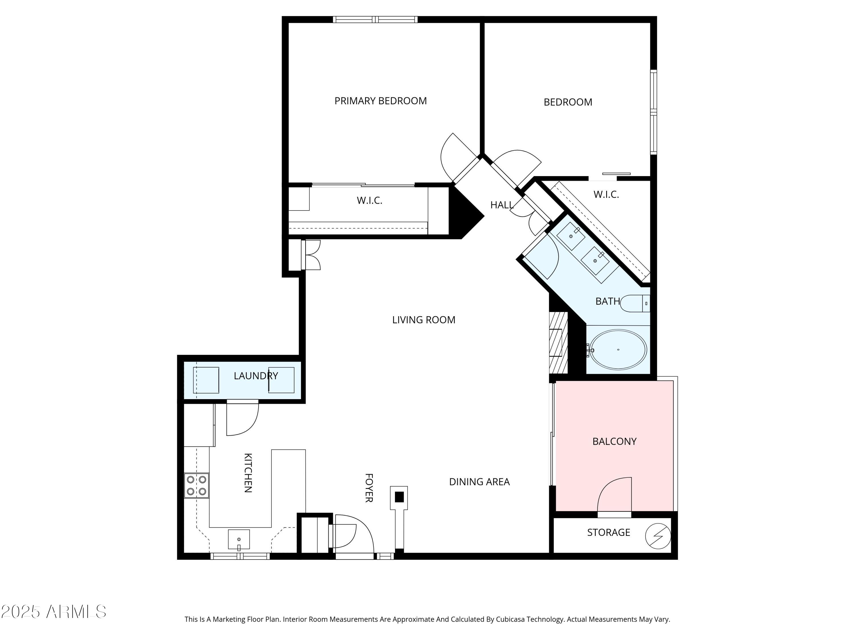 5104 North 32nd Street, Unit 218 Phoenix, AZ 85018 - Photo 29 of 29 Floor Plan